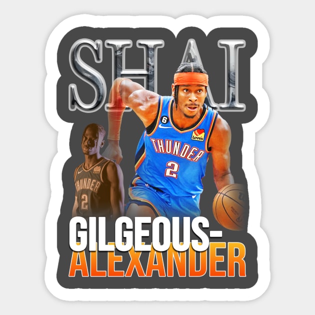 Shai Gilgeous-Alexander (SGA) Sticker by dsuss